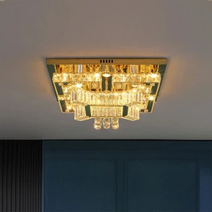 Đèn mâm trang trí pha lê ốp trần M9225