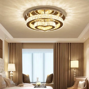 Đèn ốp trần pha lê đèn Led hiện đại M9235