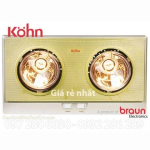 Đèn sưởi nhà tắm Braun Kohn KN02G