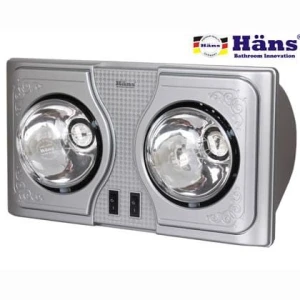 Đèn sưởi nhà tắm Hans H2B 2 bóng