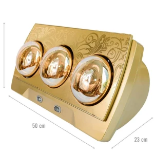 Đèn sưởi nhà tắm Heizen HE3B 3 bóng bảo hành 10 năm