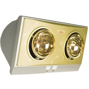 Đèn sưởi nhà tắm Kohn KC02G 2 bóng vàng