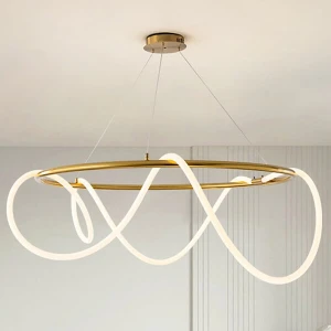 Đèn thả trang trí led ống xoắn DC-L052 hiện đại