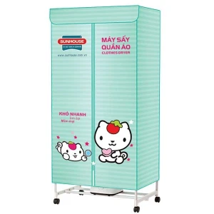 Máy sấy quần áo Sunhouse SHD2702 dòng cơ 900w khung nhôm 2 tầng