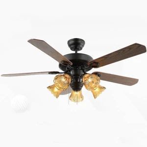 Quạt trần đèn Klasse 52KSP 591B 5 cánh