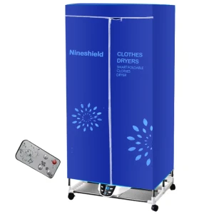 Tủ sấy quần áo Nineshield KB-006 2 tầng có điều khiển sấy 15kg