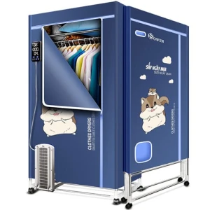 Tủ sấy quần áo Sowun SW869 khung gấp gọn 3 tầng 1600w rộng 72x170cm