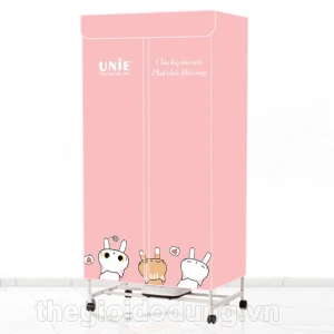 Tủ sấy quần áo UNIE UE-666 khung inox 3 tầng 1500w có điều khiển