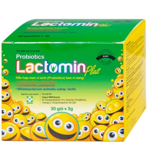 Cốm Probiotics Lactomin Plus Novarex bổ sung vi khuẩn có ích, giúp cân bằng hệ vi sinh đường ruột