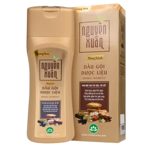 Dầu gội dược liệu Nguyên Xuân vàng giảm gãy rụng, da đầu nhiều dầu (260g)