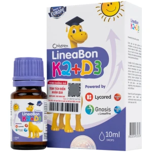 Dung dịch LineaBon K2 D3 ErgoPharm hỗ trợ bổ sung Vitamin (10ml)