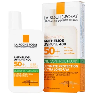 Kem chống nắng La Roche-Posay Anthelios UVMune 400 Oil Control Fluid SPF50 PA dành cho da dầu mụn (50ml)