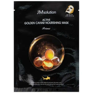 Mặt nạ dưỡng ẩm Jmsolution Active Golden Caviar Nourishing Mask trứng cá tầm gói 30ml