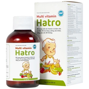 Siro Multi Vitamin Hatro hỗ trợ tăng cường sức khỏe, nâng cao sức đề kháng (120ml)
