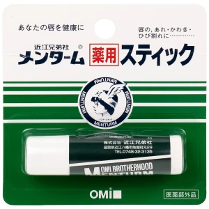 Son dưỡng ẩm bạc hà Omi Brotherhood Menturm dành cho môi khô, nứt nẻ (4g)