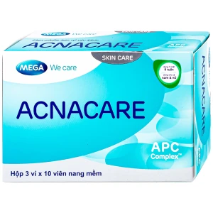 Thực phẩm bảo vệ sức khỏe Acnacare bổ sung chất chống oxy hóa (3 vỉ x 10 viên)