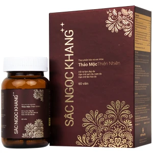 Thực phẩm bảo vệ sức khỏe Sắc Ngọc Khang hỗ trợ làm đẹp da, hạn chế sạm da, nám da (60 viên)
