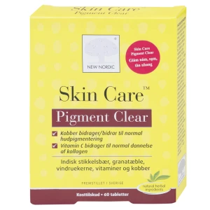 Thực phẩm bảo vệ sức khỏe Skin Care Pigment Clear giảm các vết thâm nám, sạm, tàn nhang (60 viên)