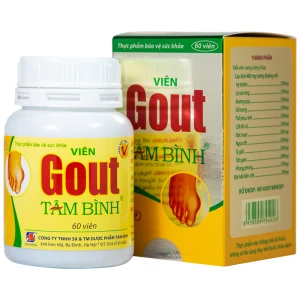Viên Gout Tâm Bình hỗ trợ giảm triệu chứng đau do gút (60 viên)