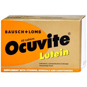 Viên bổ mắt Ocuvite Lutein (3 vỉ x 20 viên)