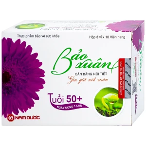 Viên uống Bảo Xuân Tuổi 50 Nam Dược bổ sung và hỗ trợ cân bằng nội tiết tố nữ Estrogen