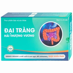 Viên uống Đại Tràng Hải Thượng Vương hỗ trợ kiện tỳ vị, giảm triệu chứng rối loạn tiêu hóa (2 vỉ x 10 viên)