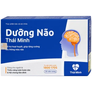 Viên uống Dưỡng Não Thái Minh hỗ trợ hoạt huyết, tăng cường lưu thông máu não