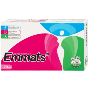 Viên uống Emmats TW3 hỗ trợ giảm nguy cơ lão hóa, cải thiện suy giảm nội tiết tố