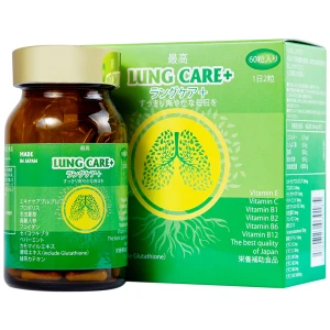 Viên uống Lung Care Jpanwell hỗ trợ hệ hô hấp, giúp phổi khỏe mạnh (60 viên)