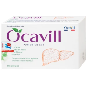 Viên uống Ocavill hỗ trợ tăng cường chức năng gan, giải độc gan, bảo vệ gan (4 vỉ x 15 viên)