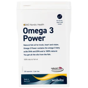 Viên uống Omega 3 Power DAO Nordic Health hỗ trợ tăng cường sức khoẻ tim mạch, giảm mỡ máu