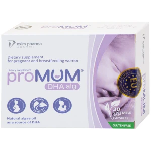 Viên uống proMUM DHA Alg bổ sung DHA cho phụ nữ có thai và cho con bú (3 vỉ x 10 viên)