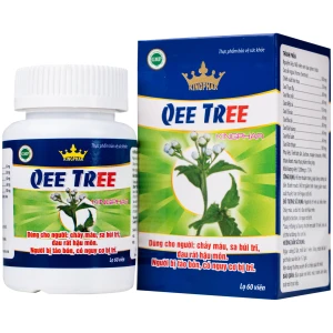 Viên uống Qee Tree Kingphar tăng độ bền thành mạch, nhuận tràng, chống táo bón (60 viên)