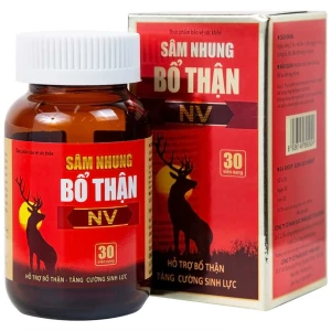 Viên uống Sâm Nhung Bổ Thận NV Dolexpharm hỗ trợ tráng dương, tăng cường sinh lực (30 viên)