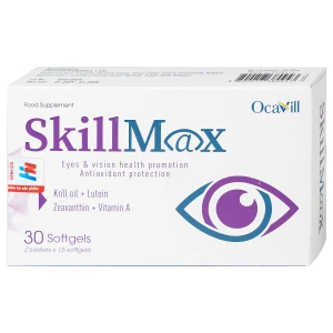 Viên uống SkillMax Ocavill hỗ trợ tăng cường thị lực, cải thiện các triệu chứng khô mắt