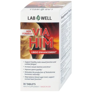 Viên uống Via Him Lab Well bồi bổ sức khỏe, tăng cường sinh lực và khả năng sinh lý ở nam giới