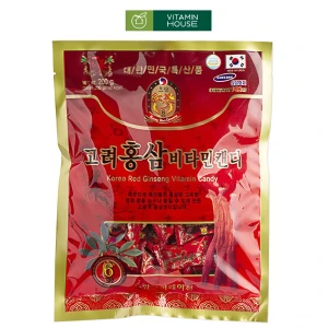 Kẹo Hồng sâm Vitamin Hàn Quốc 200g ( đỏ )