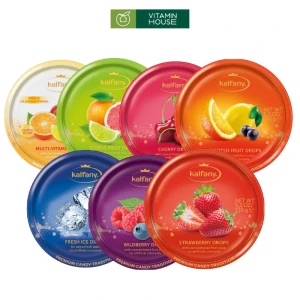 Kẹo Ngậm Trái Cây Nhiều Vị Kalfany Đức Hộp Thiếc 150g