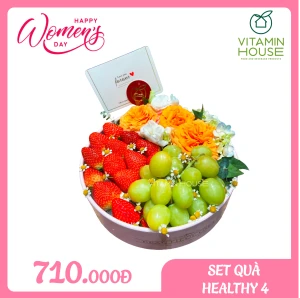 Set Quà Trái Cây Dâu, Nho Nhập Khẩu Tặng Chị Em Phụ Nữ