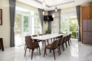 BỘ BÀN GHẾ ĂN 10 GHẾ