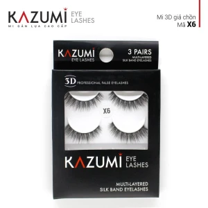 LÔNG MI KAZUMI X6 HỘP 3 ĐÔI
