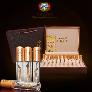 Đông trùng hạ thảo nguyên con sấy khô hộp gỗ 20g D003