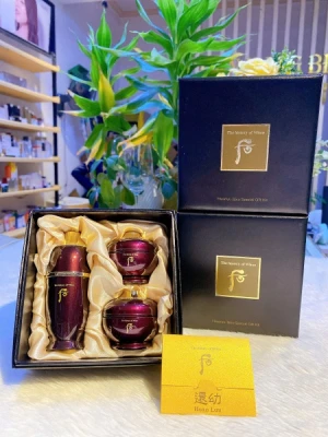 Bộ Dưỡng Tái Tạo, Phục Hồi Căng Bóng Da Hoàn Lưu Cao Whoo Hwanyu 3pcs Special Gift Kit Mini
