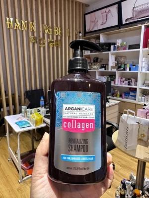 Cặp gội xả phục hồi tóc Argani Care Natural Haircare Collagen 750ml