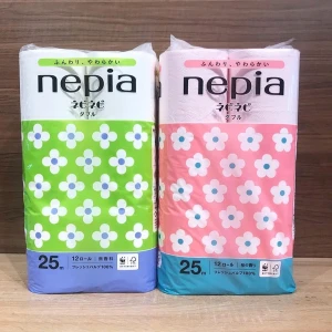 Giấy vệ sinh CAO CẤP Nepia 2 lớp hương hoa anh đào/không mùi 12 cuộn/bịch