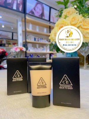 Kem Nền 3CE Mỏng Nhẹ Tự Nhiên, Che Phủ Hoàn Hảo Back To Baby BB Cream SPF 35 PA