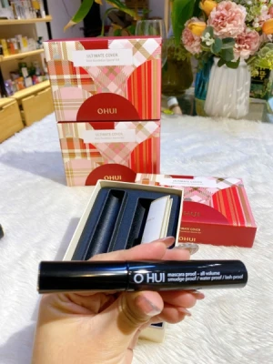 Mascara 2 đầu dưỡng mi, chuốt cong mi Ohui Dual Mascara Volume & Serum
