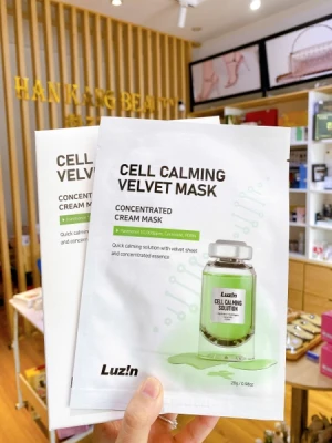 Mặt nạ vải vi sợi Luzin Cell Velvet Concentrated Cream Mask (có VAT)