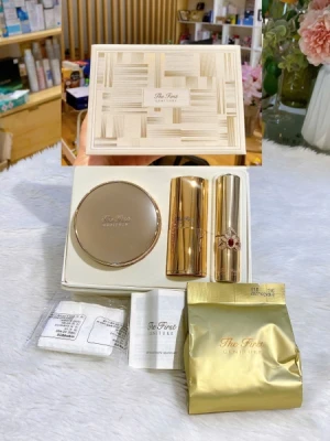 Set Phấn Nước Che Phủ Hoàn Hảo Ohui The First Geniture Ampoule Cover Cushion Special Set SPF50 /PA
