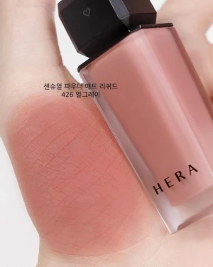 Son Kem Hera Sensual Powder Matte Liquid - 426 Earl Grey Màu Hồng Be Đất